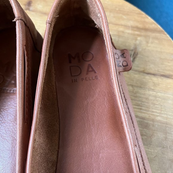 Moda In Pelle Esmee Tan Leather Size 39 - Picture 8 of 11